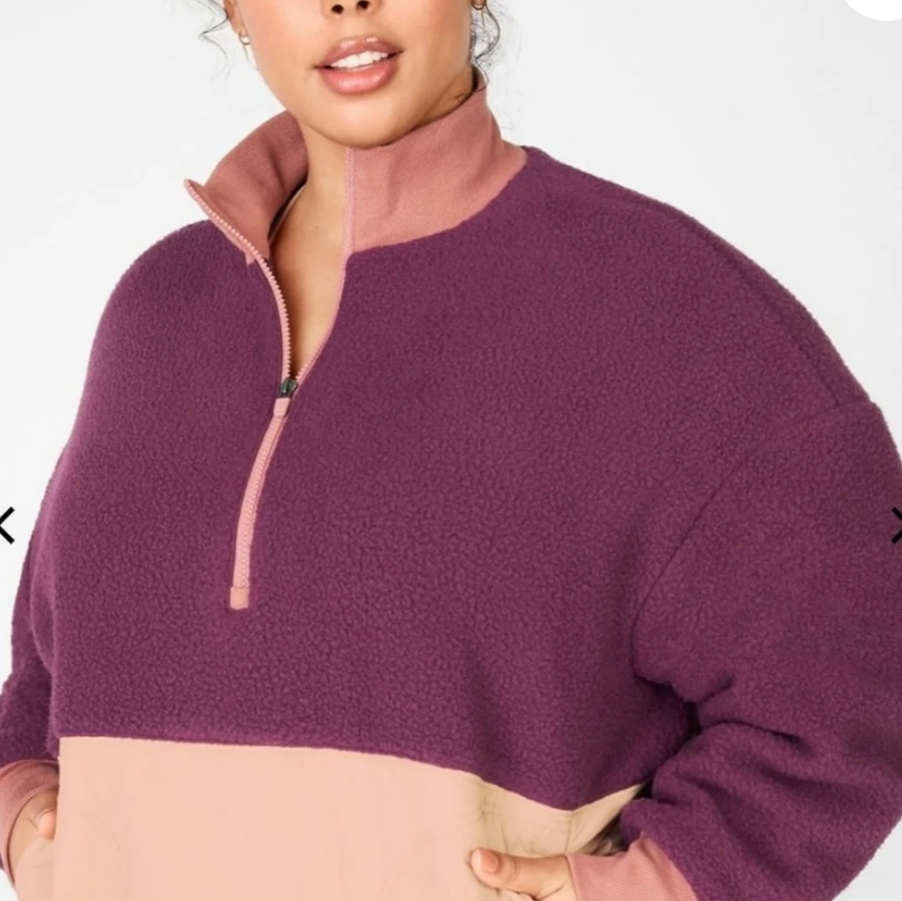 Fabletics Mallory Fleece pullover jacket - Picture 2 of 6
